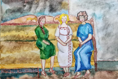 Зайцева Дарина «Три сестры на диване»