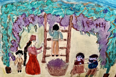 Пичикян Аршак «Семья собирающая виноград»
