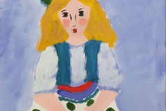 Фисунова Арина. 10 лет. Девица-красавица в нарядном платье