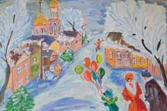 Сухова Милана. 13 лет. Позитив красок