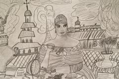 Онофрийчук Милана. 17 лет. Купчиха за чаем