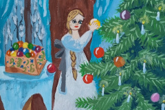 Головина Алиса. 9 лет. Накануне Рождества